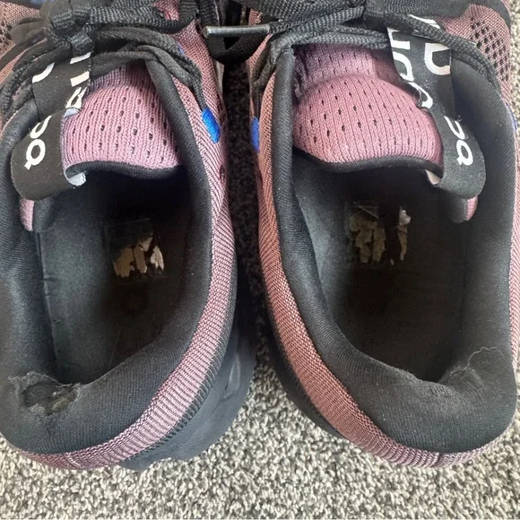 On Cloudstratus Men’s Running Shoes Size 9.5 Black Purple - Read - Picture 8 of 8